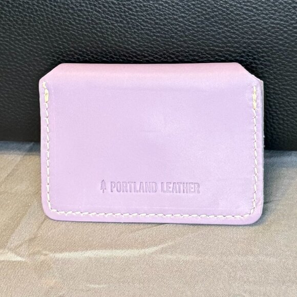Portland Leather, Lovebug Wallet, Lavender, NWOT - Picture 2 of 4